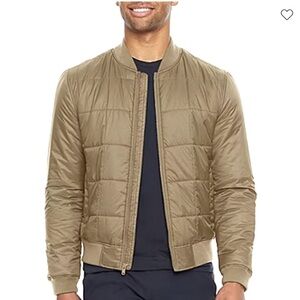 Stylus Mens Water Resistant Midweight Bomber Jacket